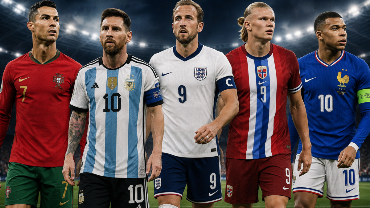 El Mundial que nadie se merece ganar solo: Mbappé, Messi, Haaland, Kane y Ronaldo están redefiniendo lo que significa ser grande