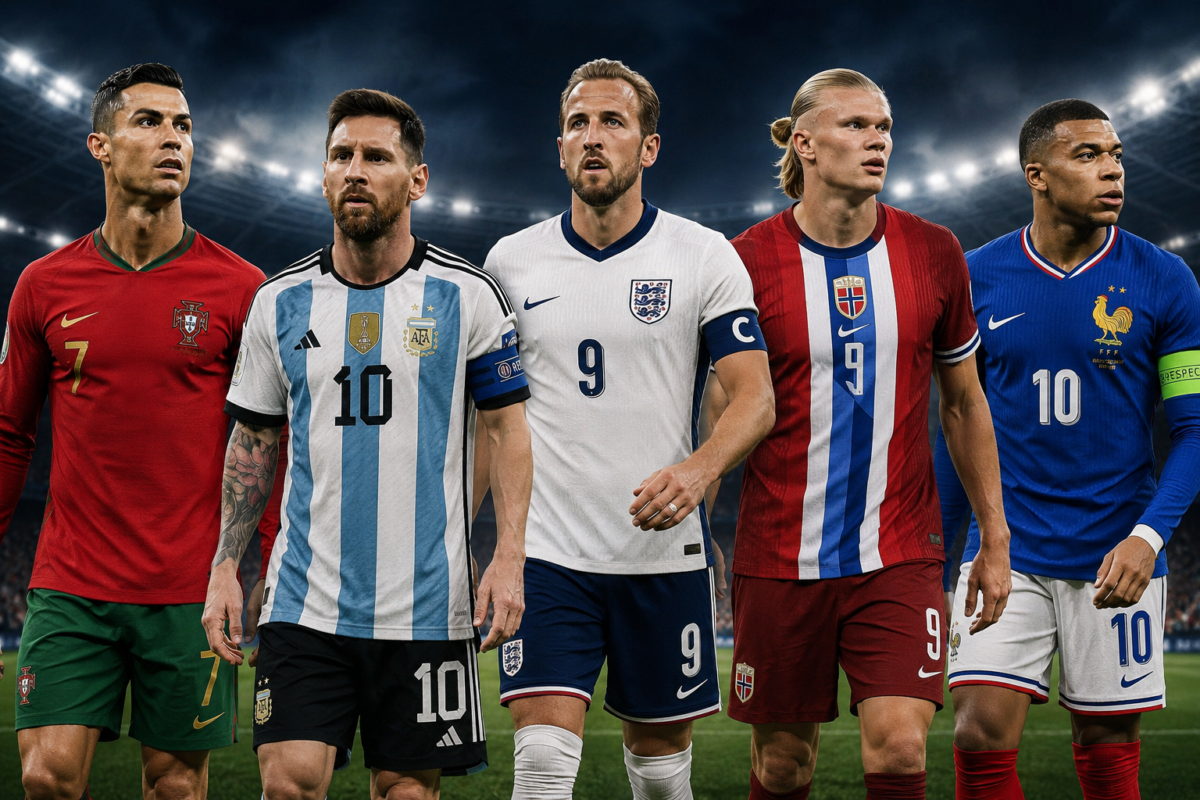 El Mundial que nadie se merece ganar solo: Mbappé, Messi, Haaland, Kane y Ronaldo están redefiniendo lo que significa ser grande