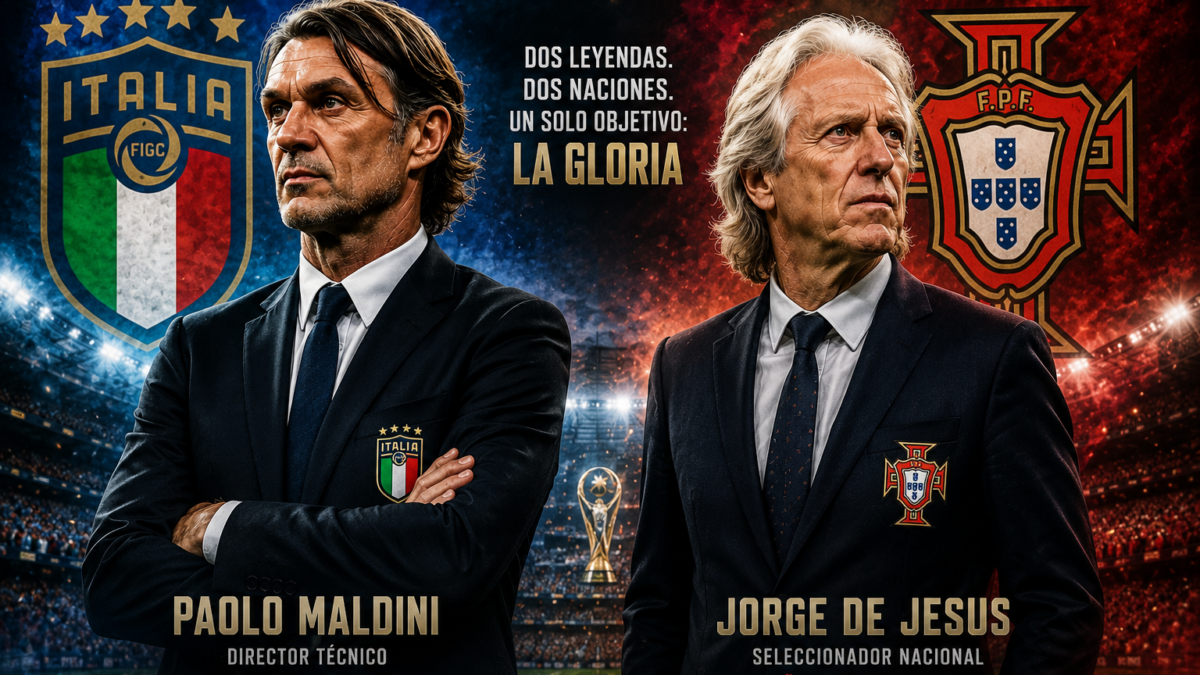 Maldini e Italia, Jorge Jesus y Portugal: dos países, dos leyendas, una misma urgencia